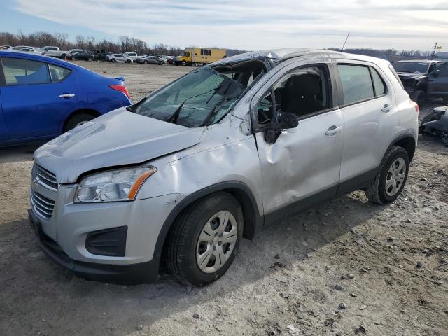 KL7CJKSB5GB664567 - 2016 CHEVROLET TRAX LS SILVER photo 1