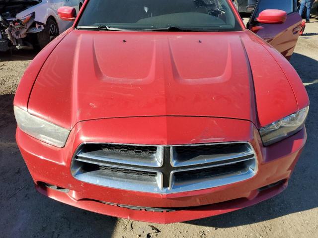 2B3CL3CG0BH507107 - 2011 DODGE CHARGER RED photo 11