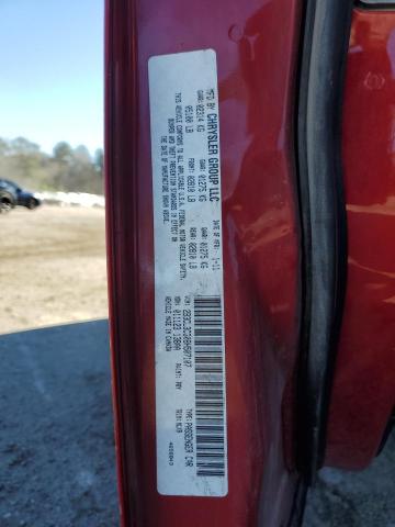 2B3CL3CG0BH507107 - 2011 DODGE CHARGER RED photo 12