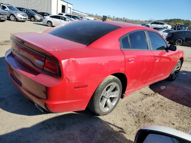 2B3CL3CG0BH507107 - 2011 DODGE CHARGER RED photo 3