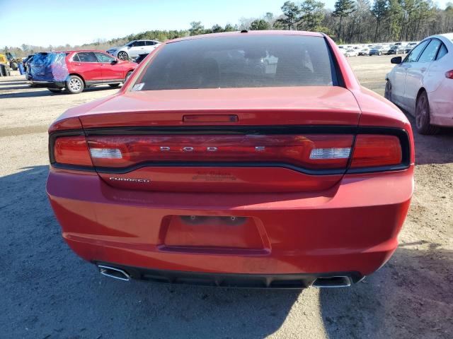 2B3CL3CG0BH507107 - 2011 DODGE CHARGER RED photo 6