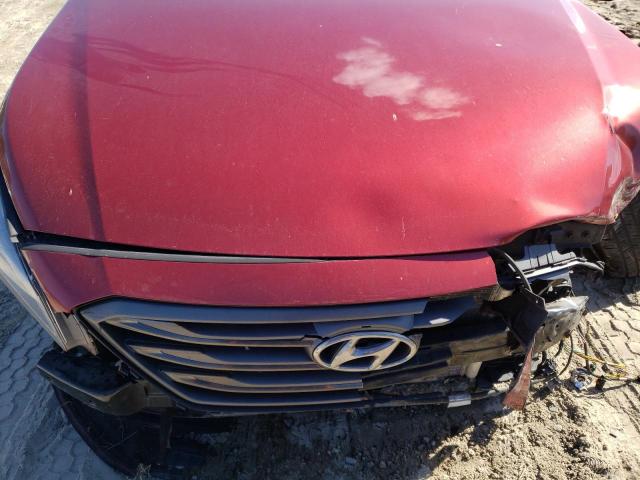 5NPE34AF9GH319871 - 2016 HYUNDAI SONATA SPORT RED photo 11