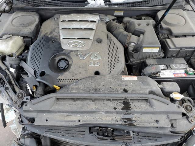 KMHFC46F96A128286 - 2006 HYUNDAI AZERA SE GRAY photo 11