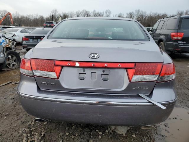 KMHFC46F96A128286 - 2006 HYUNDAI AZERA SE GRAY photo 6