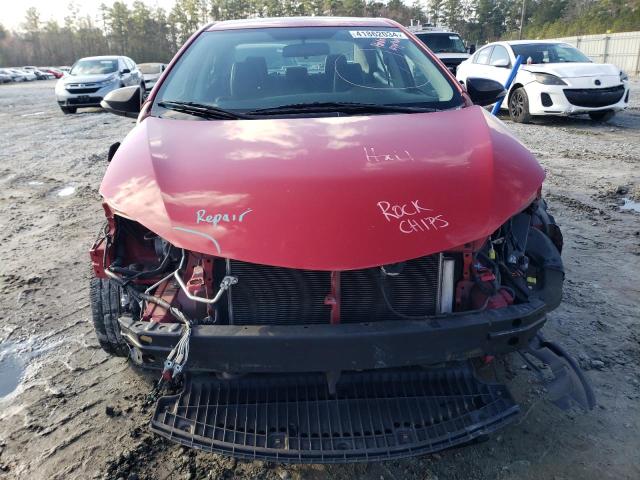 2T1BURHE6EC197657 - 2014 TOYOTA COROLLA L RED photo 5