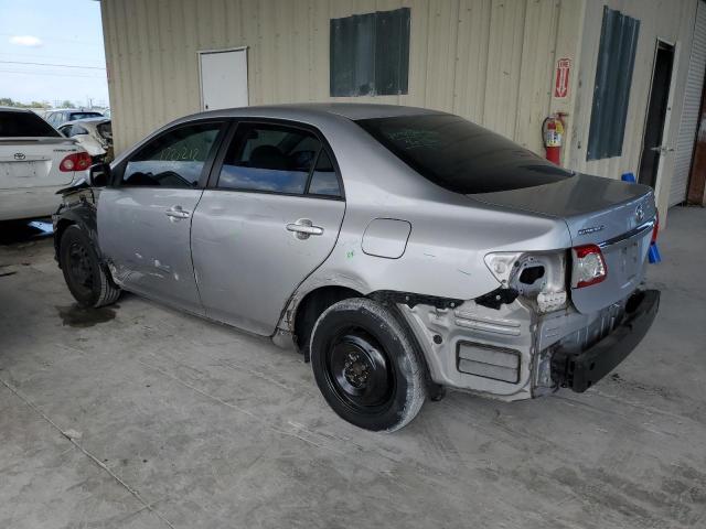 2T1BU4EE3BC614252 - 2011 TOYOTA COROLLA BASE SILVER photo 2