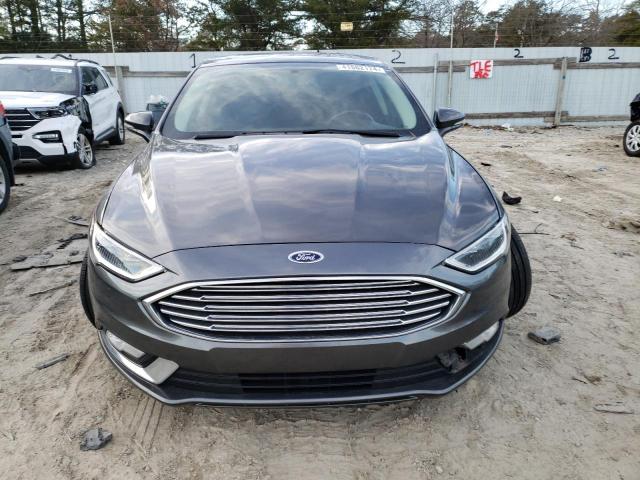 3FA6P0RU1JR207113 - 2018 FORD FUSION TITANIUM/PLATINUM HEV GRAY photo 5