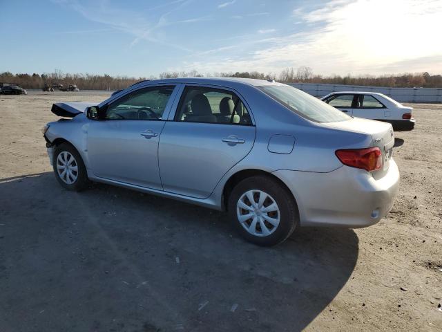 2T1BU40E09C153626 - 2009 TOYOTA COROLLA BASE SILVER photo 2