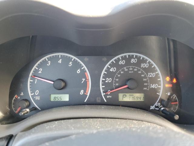 2T1BU40E09C153626 - 2009 TOYOTA COROLLA BASE SILVER photo 9