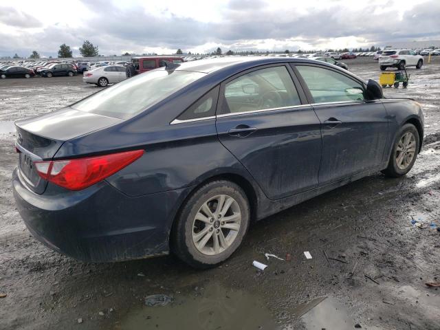 5NPEB4AC2DH734857 - 2013 HYUNDAI SONATA GLS BLUE photo 3