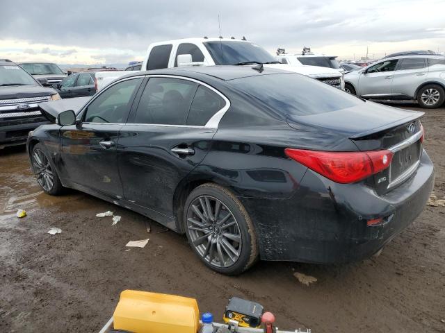 JN1BV7AR8FM398143 - 2015 INFINITI Q50 BASE BLACK photo 2