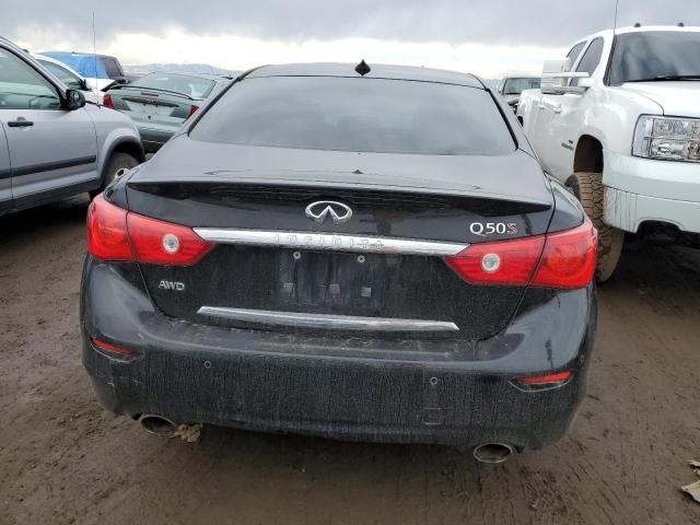 JN1BV7AR8FM398143 - 2015 INFINITI Q50 BASE BLACK photo 6