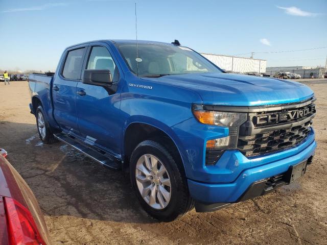 1GCPDBEK2NZ643042 - 2022 CHEVROLET SILVERADO K1500 CUSTOM BLUE photo 4