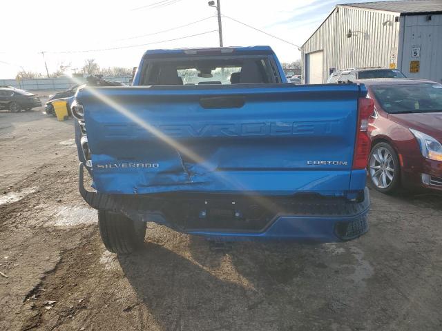 1GCPDBEK2NZ643042 - 2022 CHEVROLET SILVERADO K1500 CUSTOM BLUE photo 6