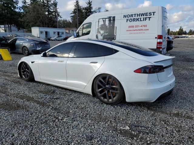 5YJSA1E66MF431118 - 2021 TESLA MODEL S Սպիտակ լուսանկար 2