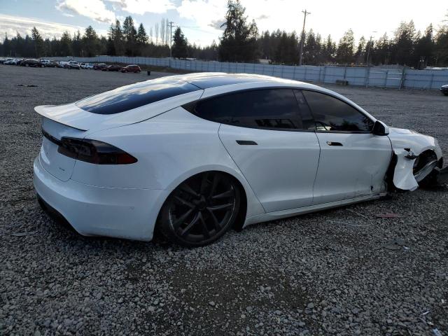 5YJSA1E66MF431118 - 2021 TESLA MODEL S Սպիտակ լուսանկար 3