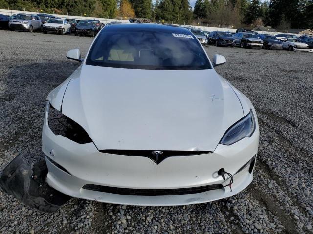 5YJSA1E66MF431118 - 2021 TESLA MODEL S Սպիտակ լուսանկար 5