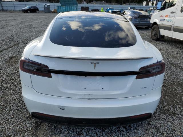 5YJSA1E66MF431118 - 2021 TESLA MODEL S Սպիտակ լուսանկար 6