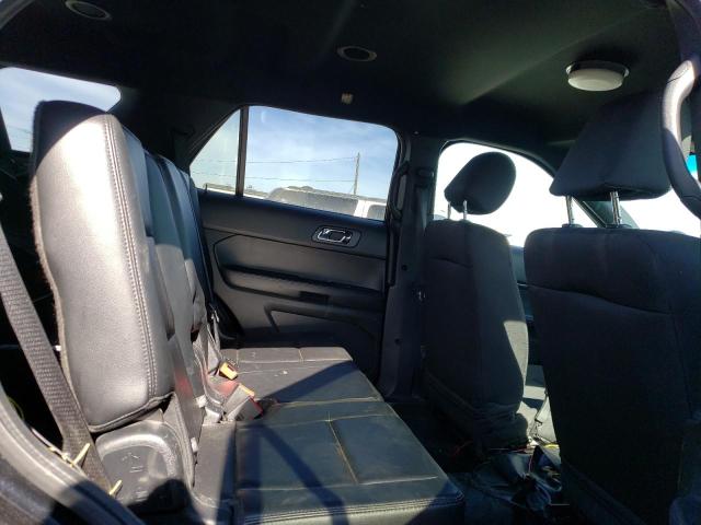 1FM5K8AR4GGA77821 - 2016 FORD EXPLORER POLICE INTERCEPTOR Սև լուսանկար 10