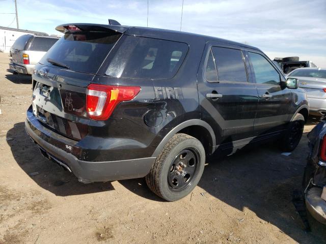 1FM5K8AR4GGA77821 - 2016 FORD EXPLORER POLICE INTERCEPTOR Սև լուսանկար 3