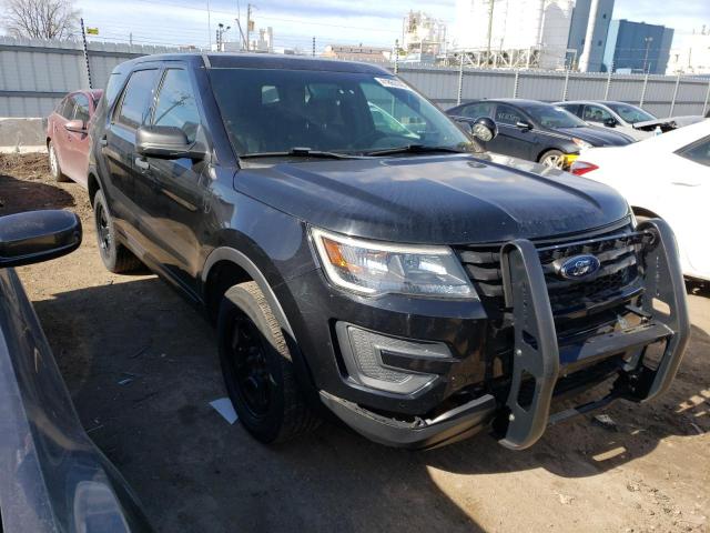 1FM5K8AR4GGA77821 - 2016 FORD EXPLORER POLICE INTERCEPTOR Սև լուսանկար 4