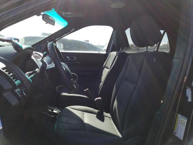 1FM5K8AR4GGA77821 - 2016 FORD EXPLORER POLICE INTERCEPTOR Սև լուսանկար 7