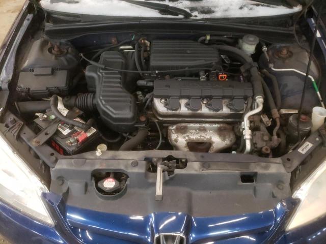 2HGES16395H017181 - 2005 HONDA CIVIC DX VP BLUE photo 11