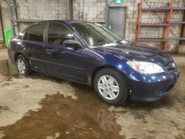 2HGES16395H017181 - 2005 HONDA CIVIC DX VP BLUE photo 4