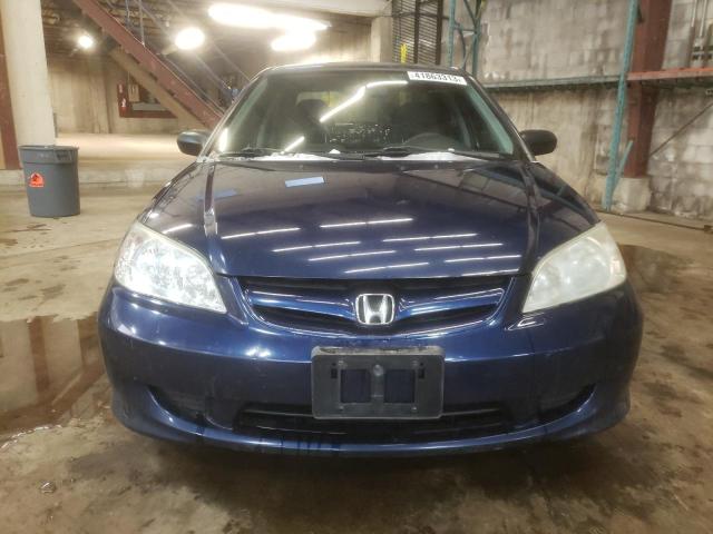 2HGES16395H017181 - 2005 HONDA CIVIC DX VP BLUE photo 5