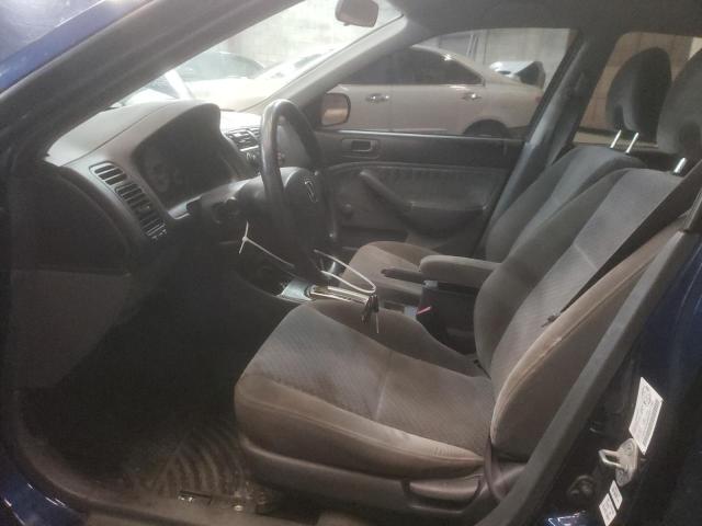 2HGES16395H017181 - 2005 HONDA CIVIC DX VP BLUE photo 7