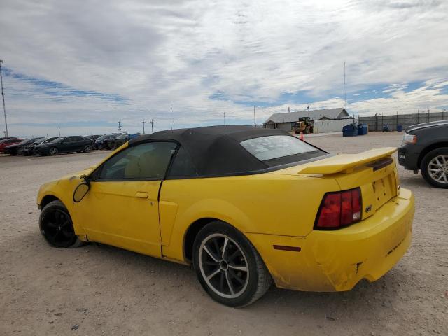 1FAFP45XX4F161404 - 2004 FORD MUSTANG GT YELLOW photo 2