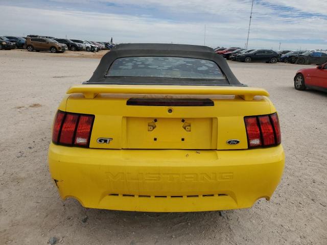1FAFP45XX4F161404 - 2004 FORD MUSTANG GT YELLOW photo 6