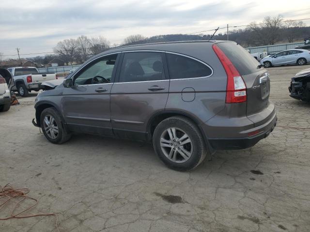 5J6RE4H77AL012755 - 2010 HONDA CR-V EXL GRAY photo 2