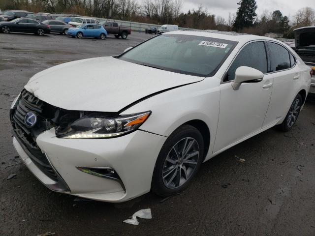 JTHBW1GG2H2132367 - 2017 LEXUS ES 300H WHITE photo 1