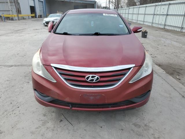 5NPEB4AC8EH894016 - 2014 HYUNDAI SONATA GLS BURGUNDY photo 5