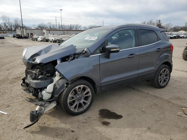 MAJ3P1VE3JC218135 - 2018 FORD ECOSPORT TITANIUM GRAY photo 1