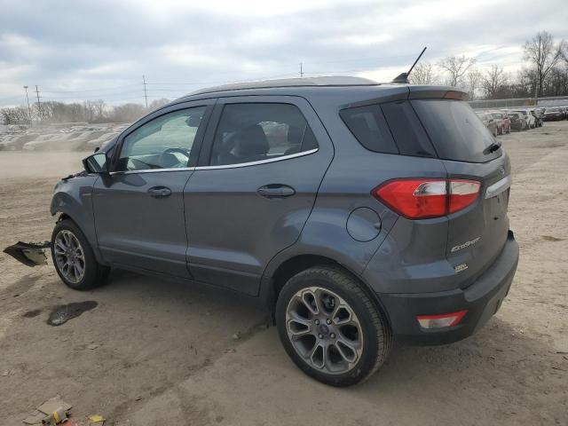 MAJ3P1VE3JC218135 - 2018 FORD ECOSPORT TITANIUM GRAY photo 2