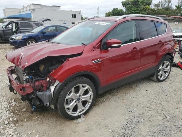 1FMCU0J90KUC57276 - 2019 FORD ESCAPE TITANIUM RED photo 1