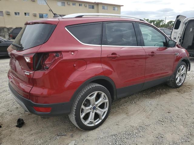 1FMCU0J90KUC57276 - 2019 FORD ESCAPE TITANIUM RED photo 3