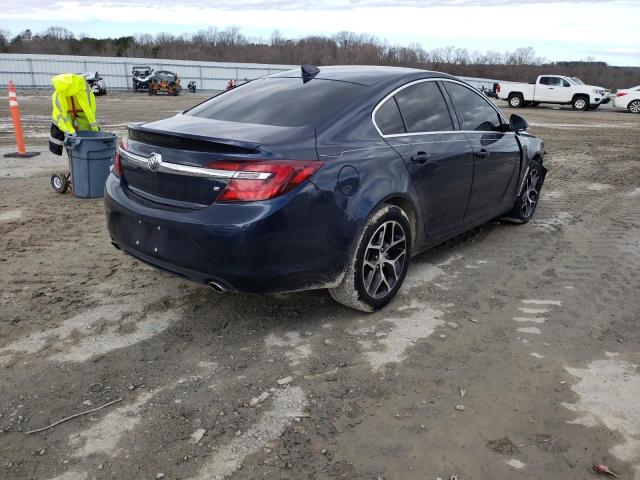 2G4GL5EX4H9140333 - 2017 BUICK REGAL SPORT TOURING BLUE photo 3