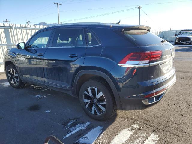 1V24C2CA3LC230237 - 2020 VOLKSWAGEN ATLAS CROS SE BLUE photo 2