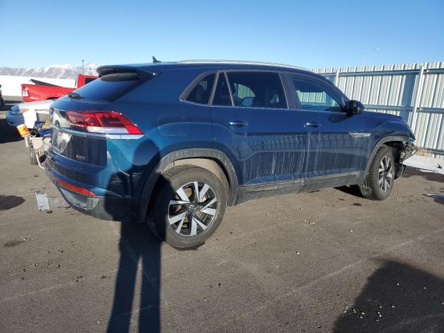 1V24C2CA3LC230237 - 2020 VOLKSWAGEN ATLAS CROS SE BLUE photo 3