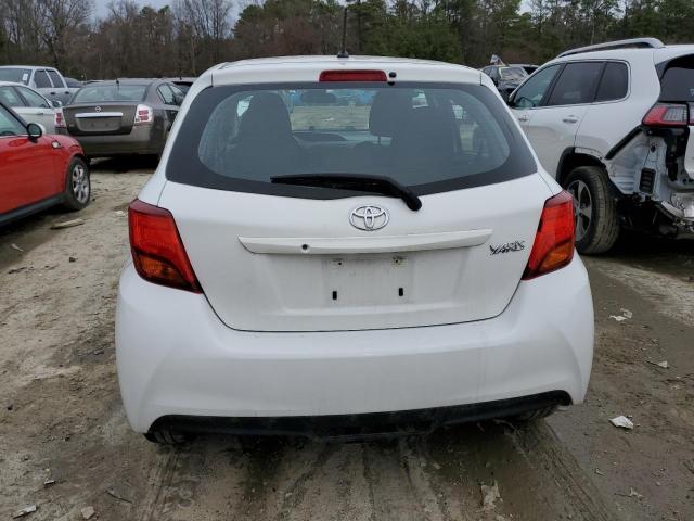 VNKKTUD38HA079782 - 2017 TOYOTA YARIS L WHITE photo 6