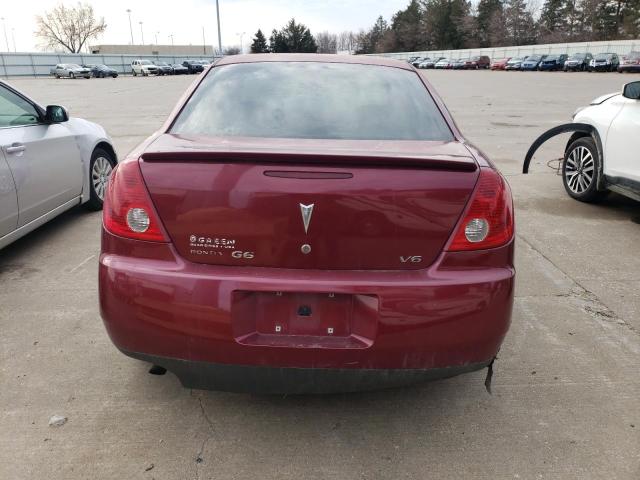 1G2ZG528X54131914 - 2005 PONTIAC G6 BURGUNDY photo 6