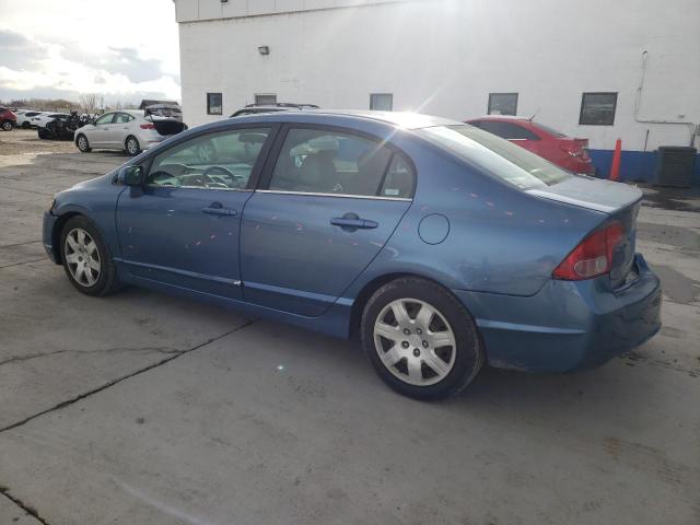 1HGFA16596L090547 - 2006 HONDA CIVIC LX BLUE photo 2