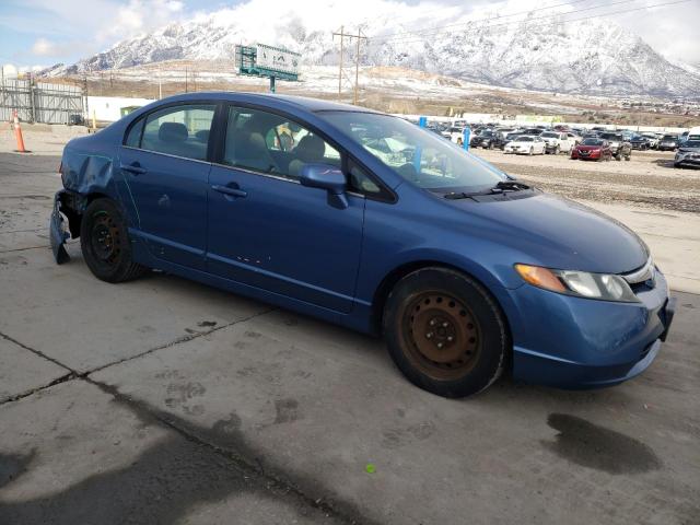 1HGFA16596L090547 - 2006 HONDA CIVIC LX BLUE photo 4