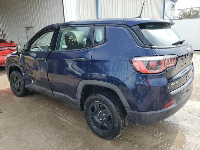 3C4NJDAB3LT118366 - 2020 JEEP COMPASS SPORT BLUE photo 2