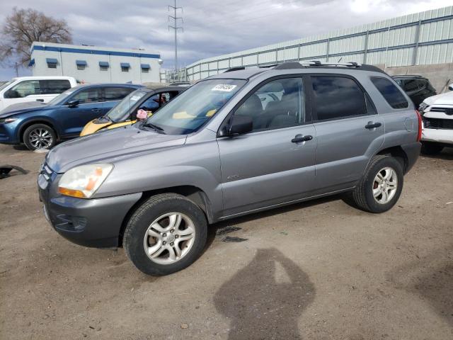 KNDJE723577412129 - 2007 KIA SPORTAGE EX SILVER photo 1