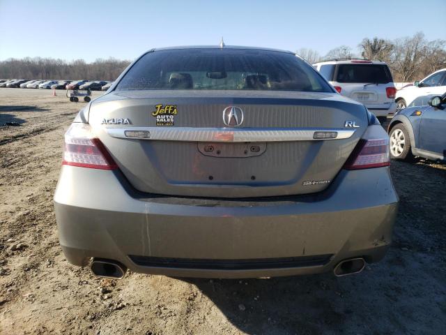 JH4KB26669C002159 - 2009 ACURA RL GRAY photo 6