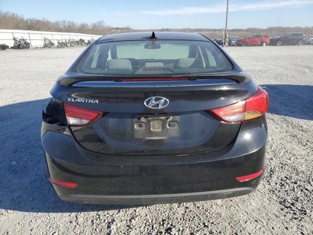 KMHDH4AE3FU301077 - 2015 HYUNDAI ELANTRA SE BLACK photo 6